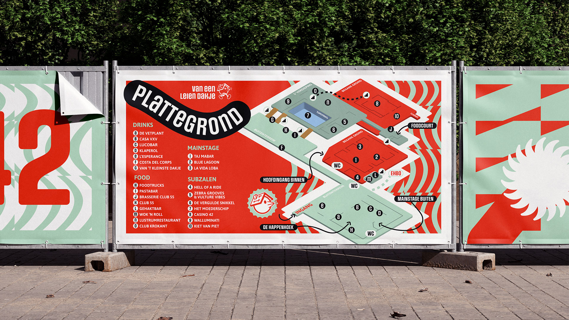 hekwerk fence photo plattegrond map